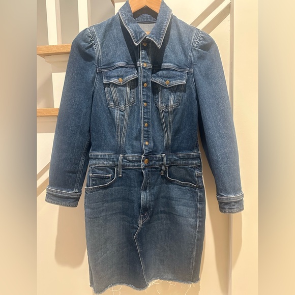 MOTHER Dresses & Skirts - MOTHER The Puffy Bruiser Mini Dress XS